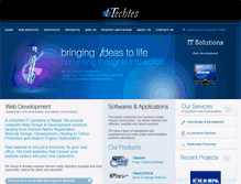 Tablet Screenshot of itechies.com.np